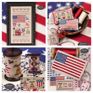 Patriotic Sampler by Jeannette Douglas Designs (Pre-order) Jeannette Douglas Designs