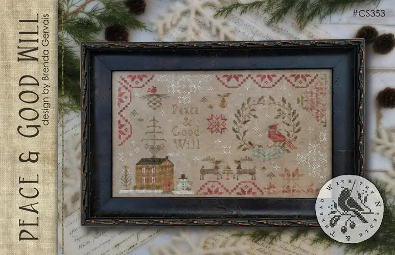 Peace & Good Will by With Thy Needle (pre-order) With Thy Needle & Thread