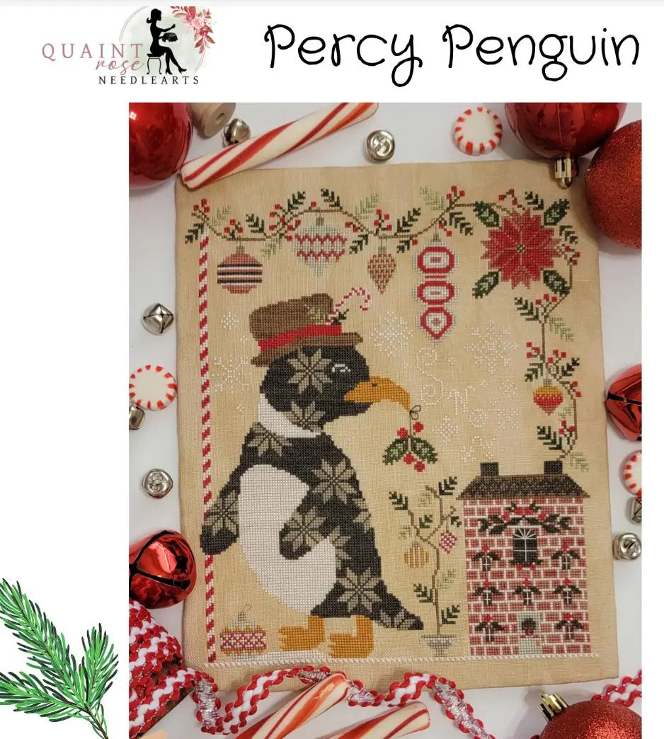 Percy Penguin by Quaint Rose Needlearts Quaint Rose Needlearts