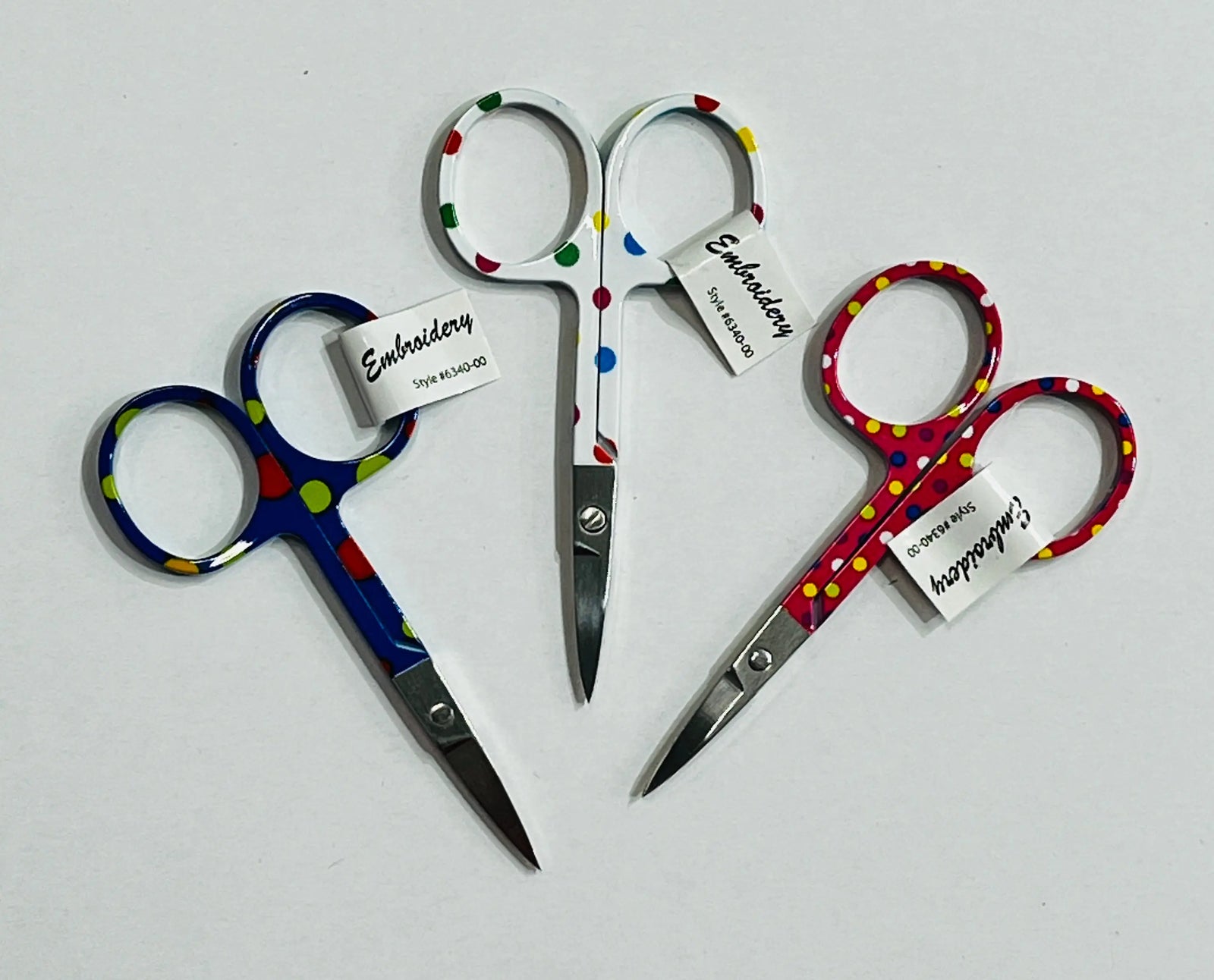 Polka Dot Scissors Yarn Tree