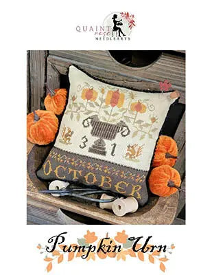 Pumpkin Urn by Quaint Rose Needlearts Quaint Rose Needlearts