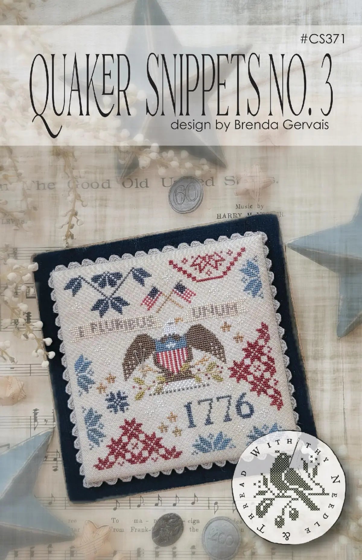Quaker Snippets No. 3 by With Thy Needle & Thread - Colorado Cross