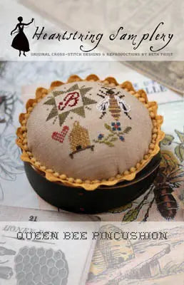 Queen Bee Pincushion by Heartstring Samplery Heartstring Samplery