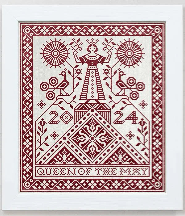 Queen of the May by Modern Folk Embroidery Modern Folk Embroidery