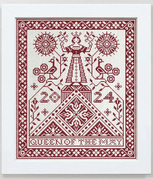 Queen of the May by Modern Folk Embroidery Modern Folk Embroidery