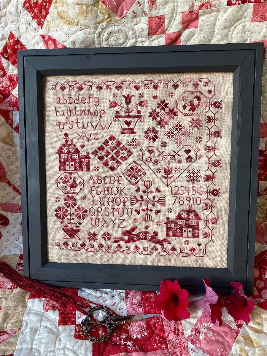 Red Bunny Sampler by The Pansy Patch (pre-order) Pansy Patch