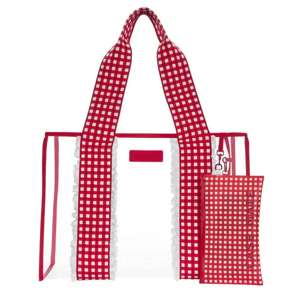 Red Gingham Tote Case-Mate