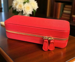 Red Leather Tool Case by WinterBury WinterBury