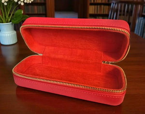 Red Leather Tool Case by WinterBury WinterBury