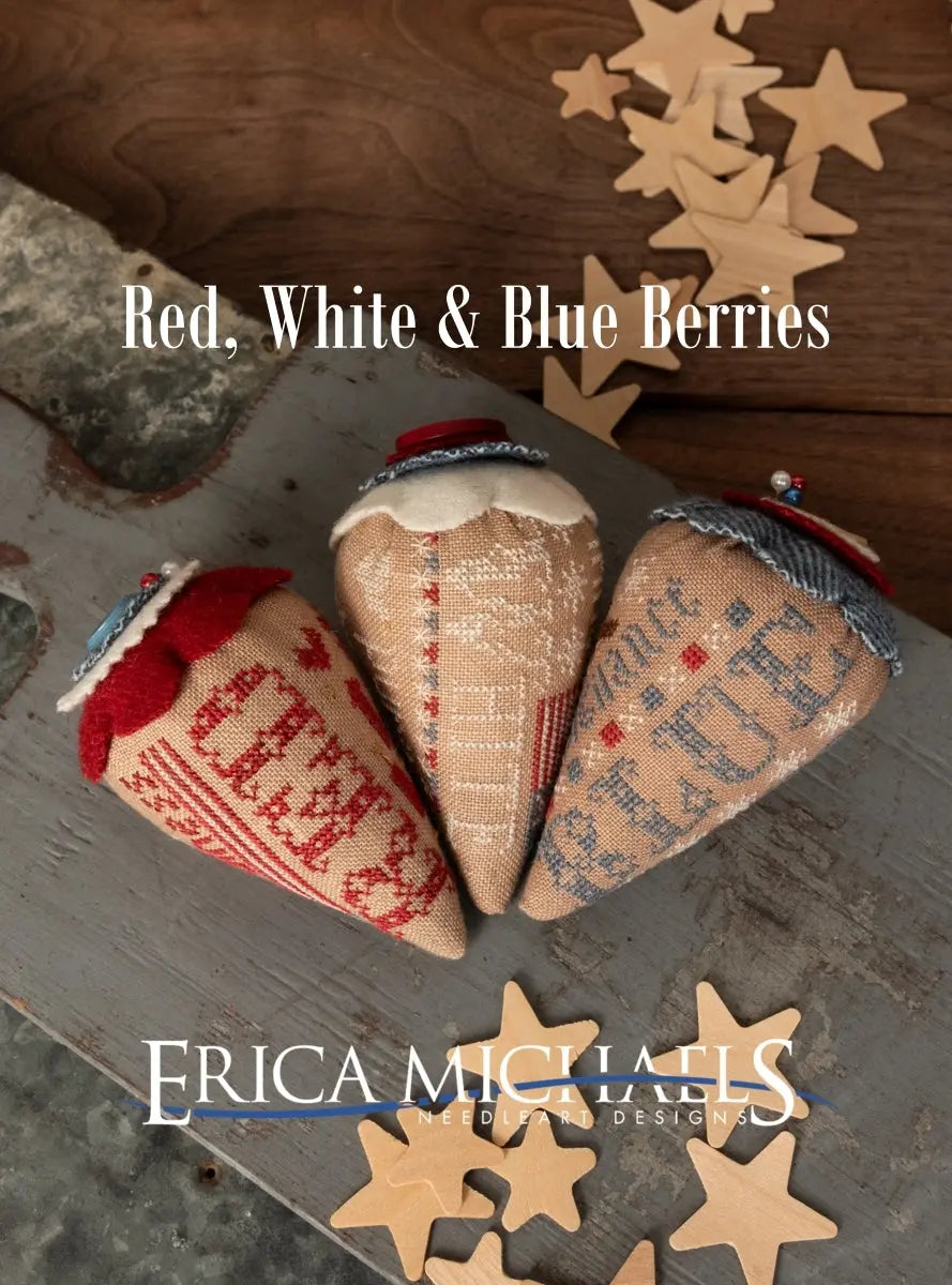 Red, White & Blue Berries by Erica Michaels Erica Michaels