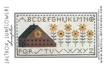 Saltbox Sunflowers Sampler by Artful Offerings Artful Offerings