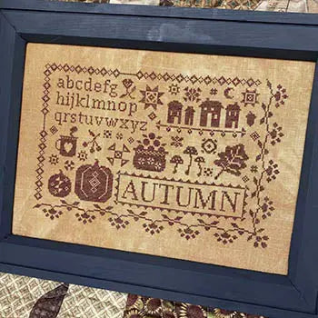 Sampler Seasons Autumn by Blueberry Ridge Designs Blueberry Ridge Designs