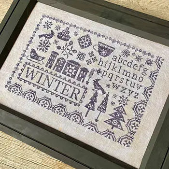 Sampler Seasons Winter by Blueberry Ridge Designs Blueberry Ridge Designs