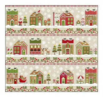 Santa's Village Complete Set by Country Cottage Needleworks Country Cottage Needleworks