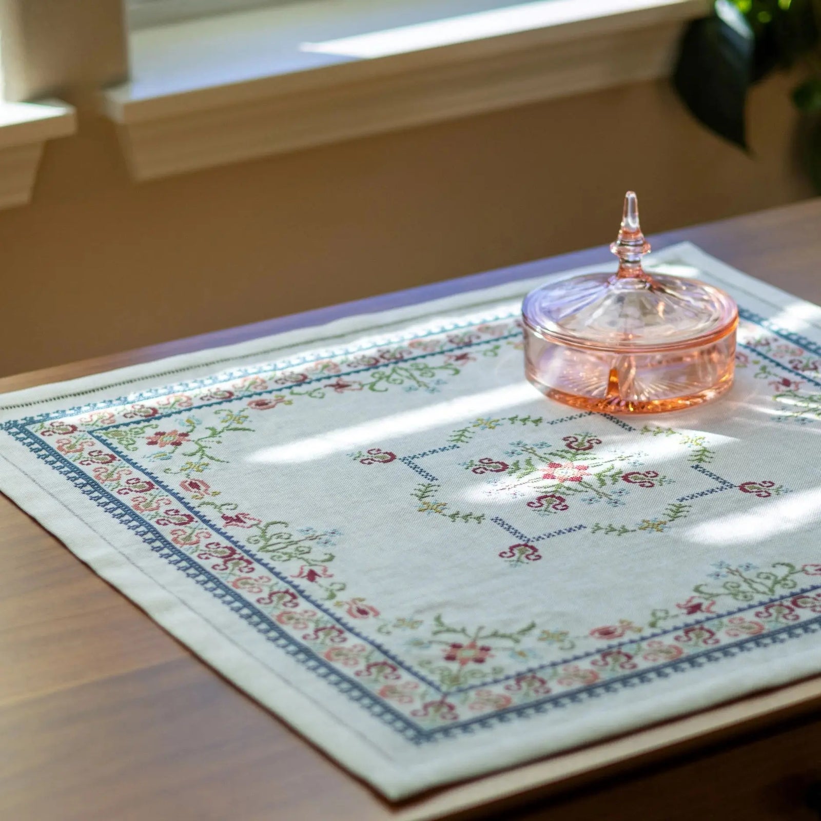 Santorini Floral by Avlea Folk Embroidery Avlea Folk Embroidery