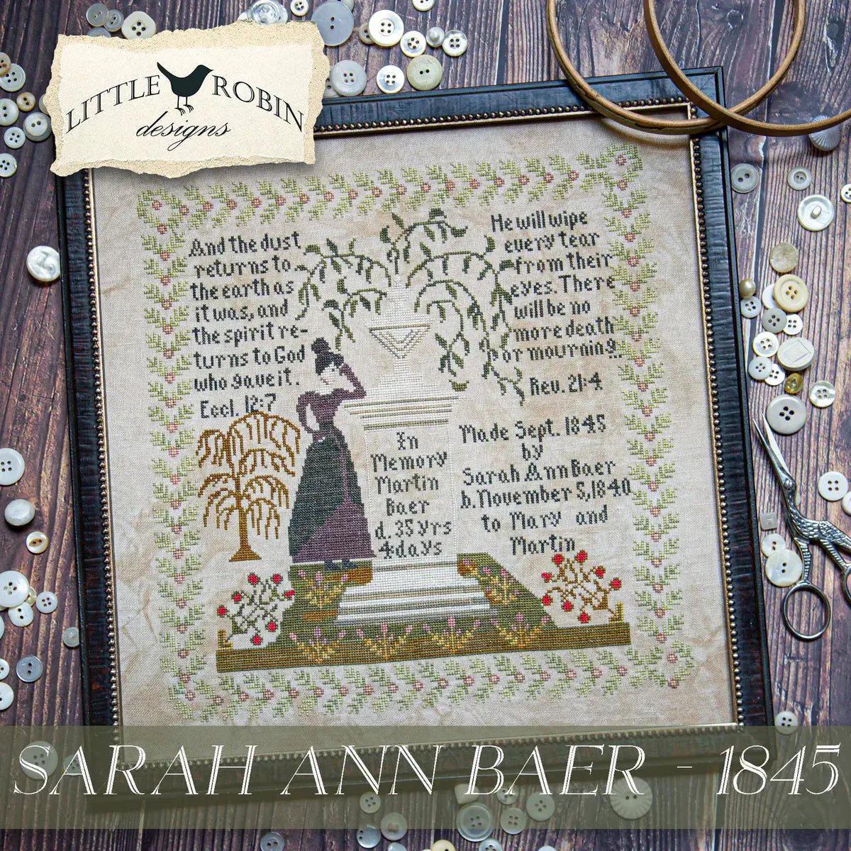 Sarah Ann Baer 1845 by Little Robin Designs (Pre-order) Little Robin Designs