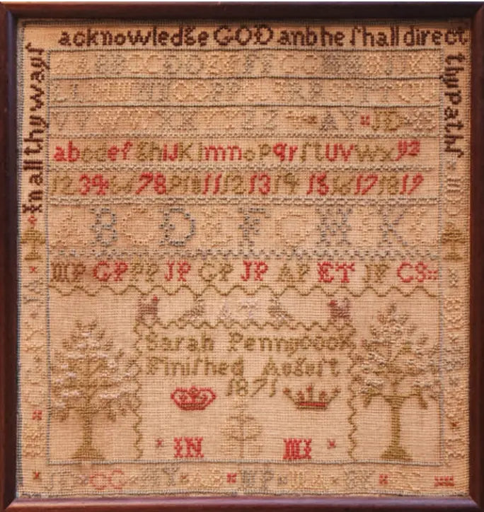 Sarah Pennycook 1871 by StitchyBox Samplers StitchyBox Samplers