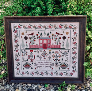 Sarah Phillips 1860 by The Scarlett House (A Homespun Exclusive) Colorado Cross Stitcher