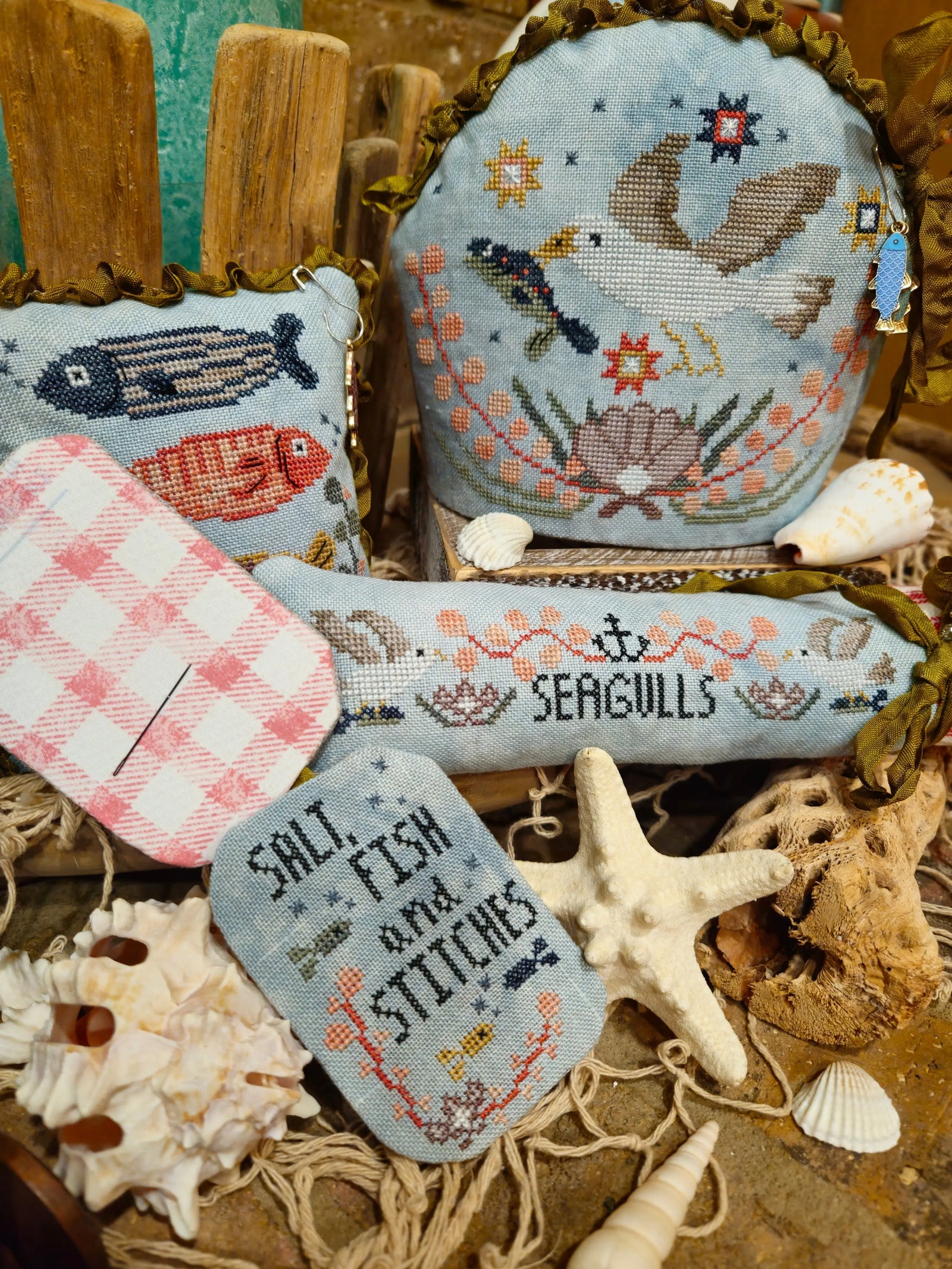 Sardine Thieves by Quaint Rose Needlearts Quaint Rose Needlearts