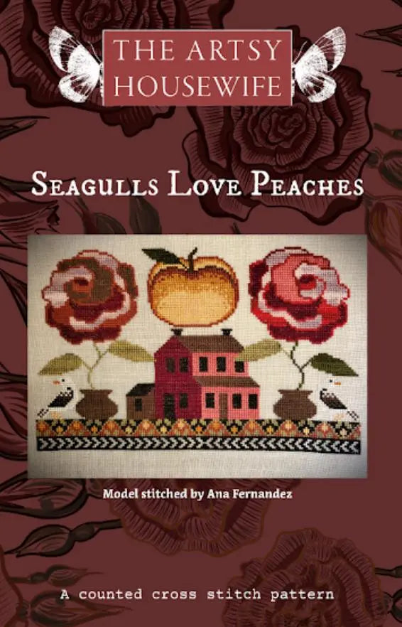 Seagulls Love Peaches by The Artsy Housewife (Pre-order) The Artsy Housewife