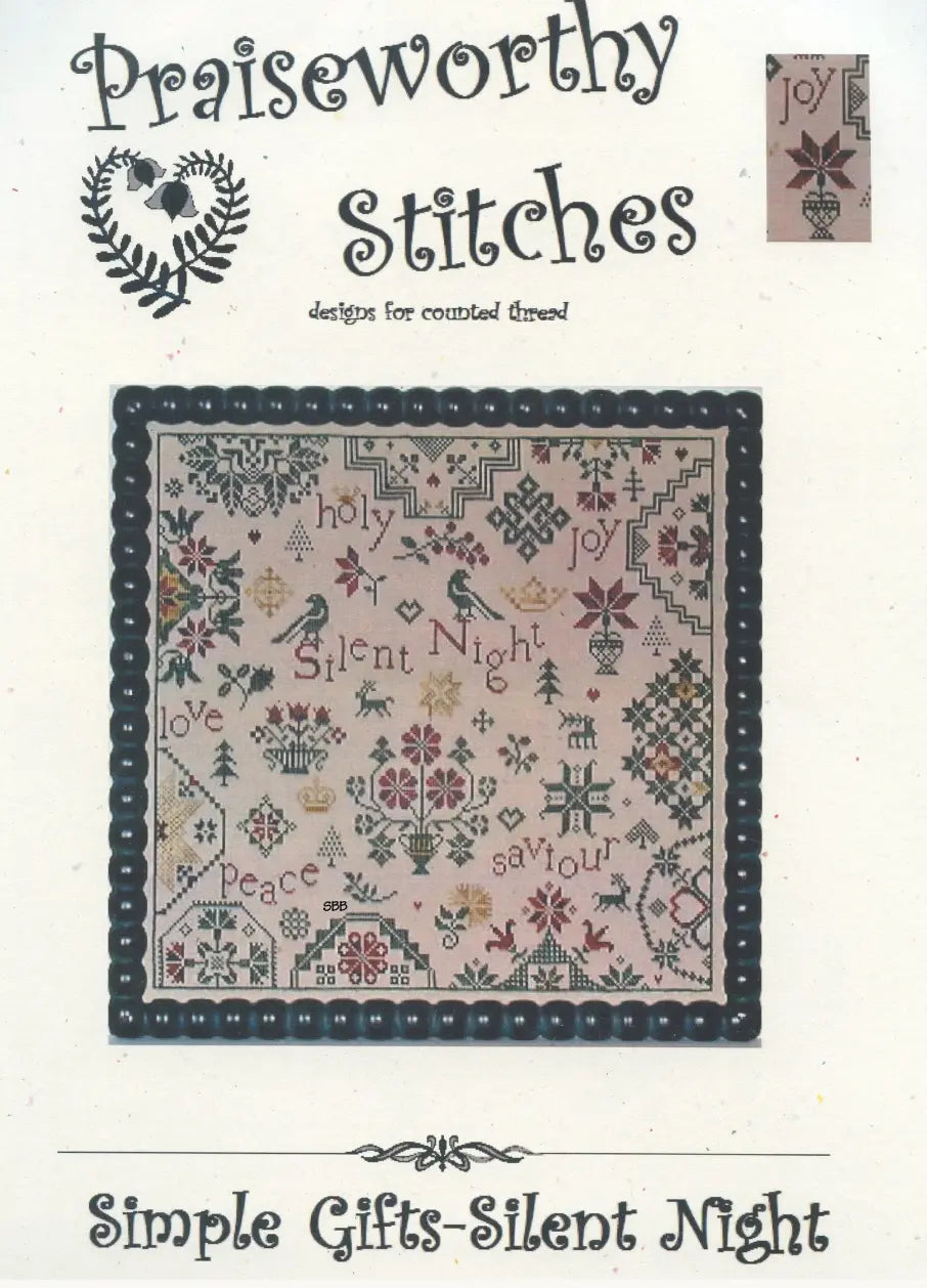Simple Gifts - Silent Night by Praiseworthy Stitches Praiseworthy Stitches