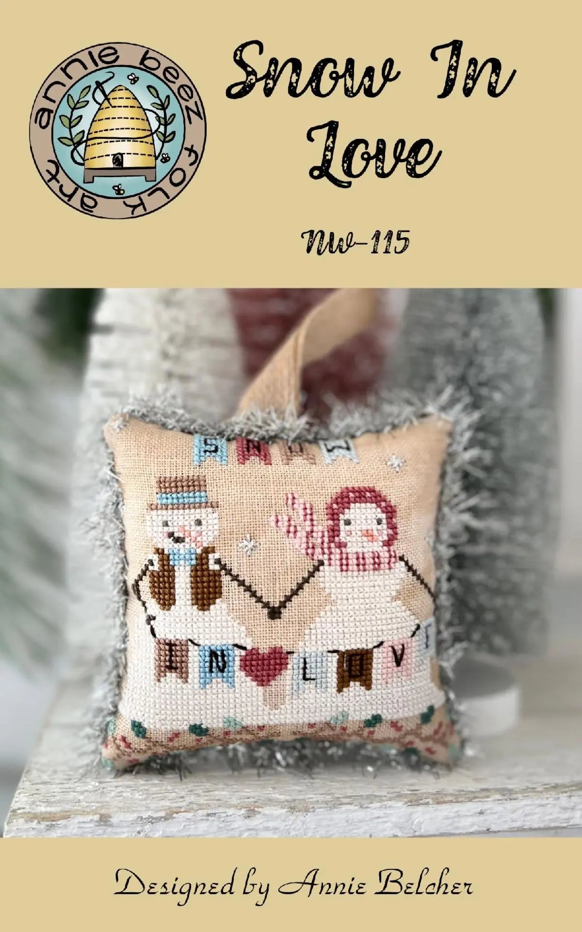 Snow in Love by Annie Beez Annie Beez Folk Art