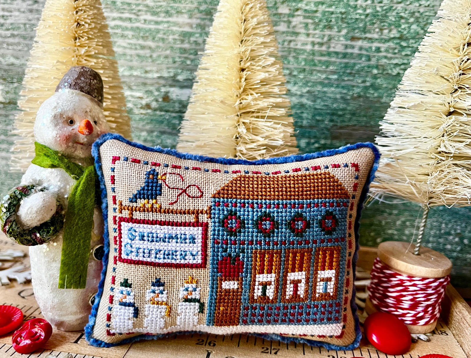 Snowman Stitchery by Colorado Cross Stitcher Colorado Cross Stitcher