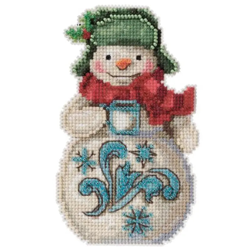 Snowman with Cocoa (20-2114) by Mill Hill Mill Hill