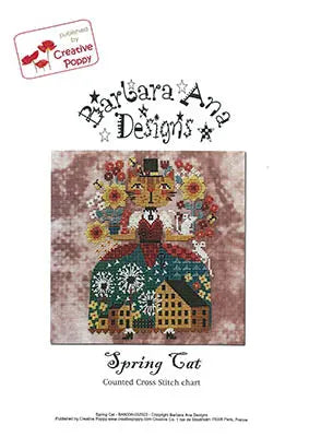 Spring Cat by Barbara Ana Barbara Ana Designs