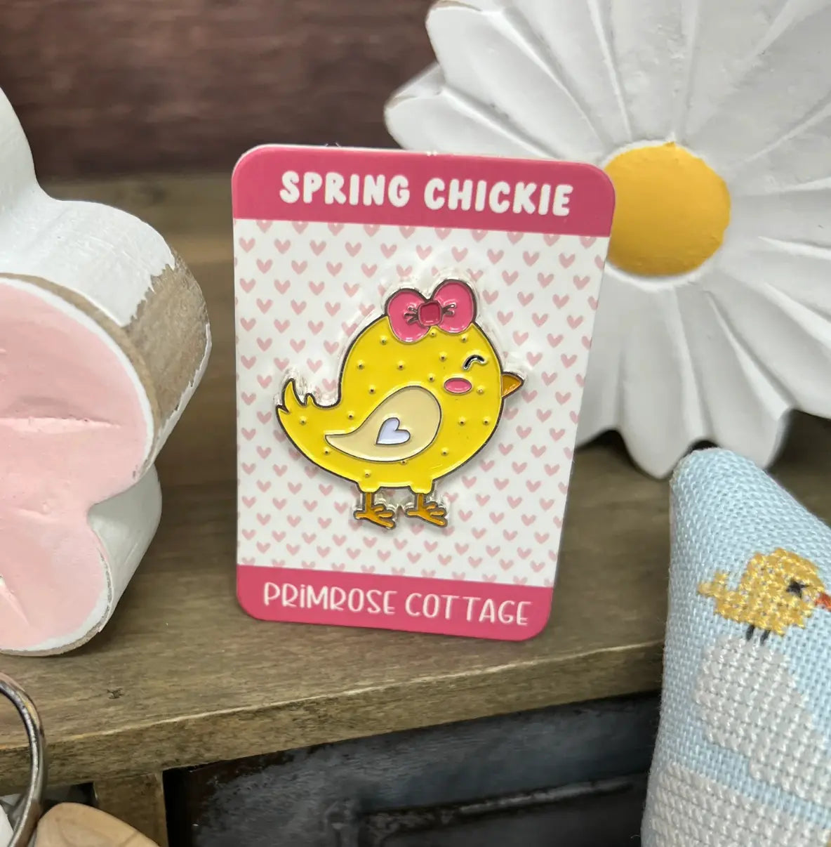Spring Chickie Needle Minder by Primrose Cottage Primrose Cottage