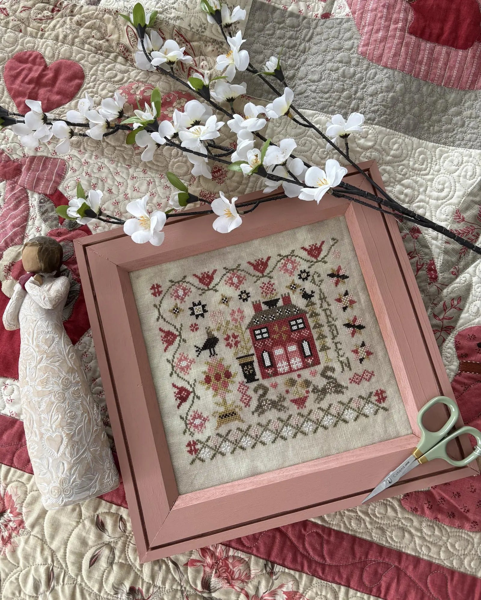 Spring Garden at Cranberry Manor by Pansy Patch (pre-order) Colorado Cross Stitcher