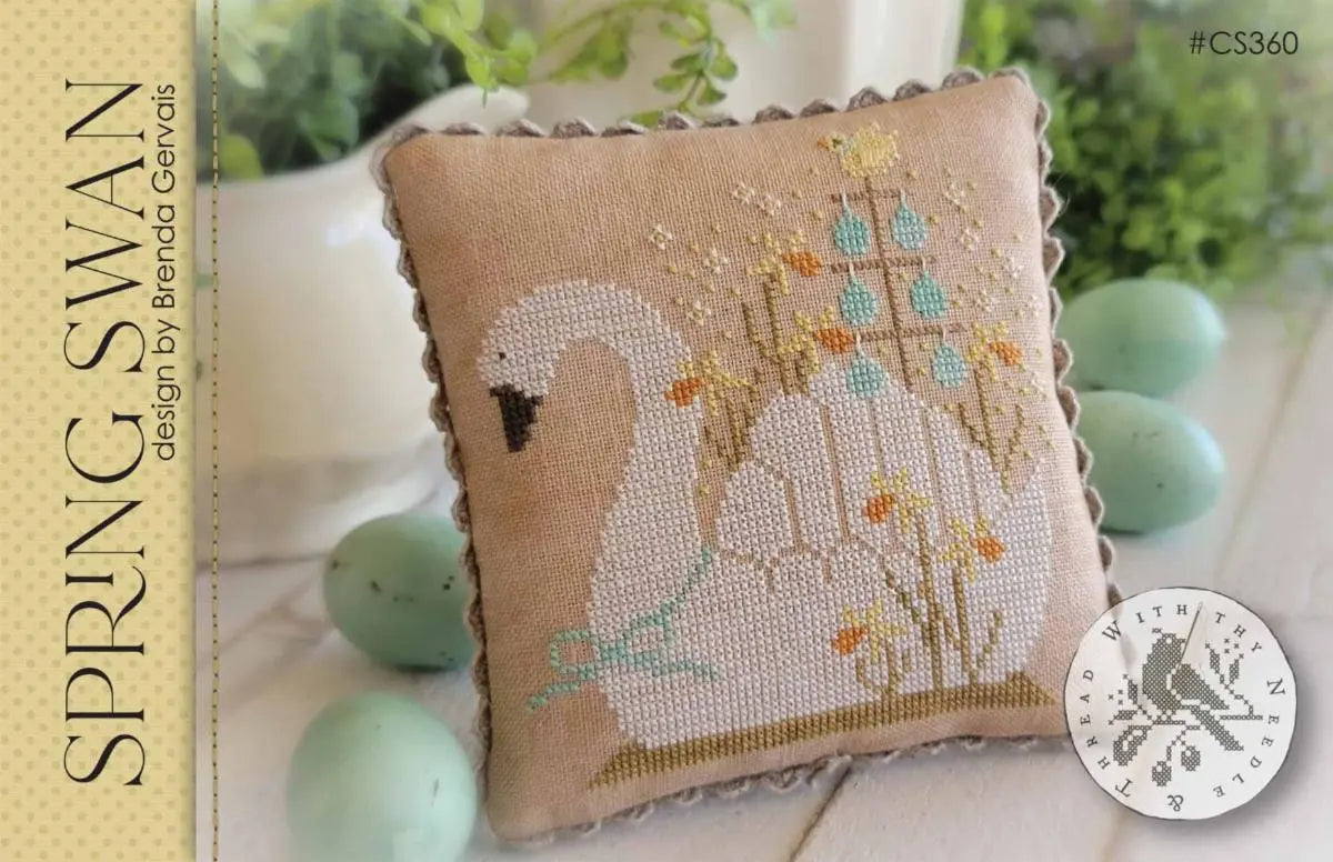 Spring Swan by With Thy Needle & Thread (pre-order) With Thy Needle & Thread