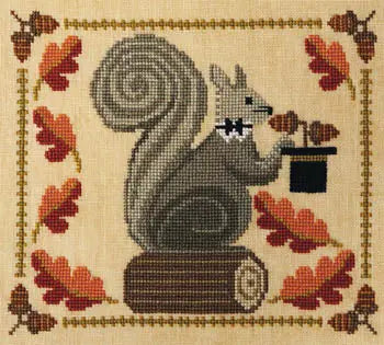 Squirrely Acorn Banquet Squire Squirrel by Artful Offerings Artful Offerings