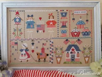 Stars and Stripes in Quilt by Cuore e Batticuore Cuore e Batticuore