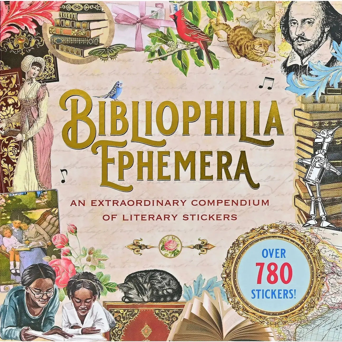 Sticker Book - Bibiophilia Ephemera Peter Pauper Press