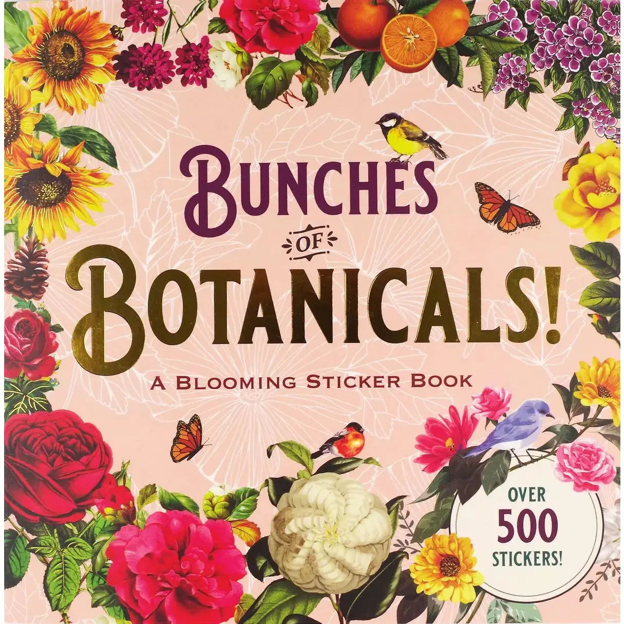 Sticker Book - Bunches of Botanicals Peter Pauper Press