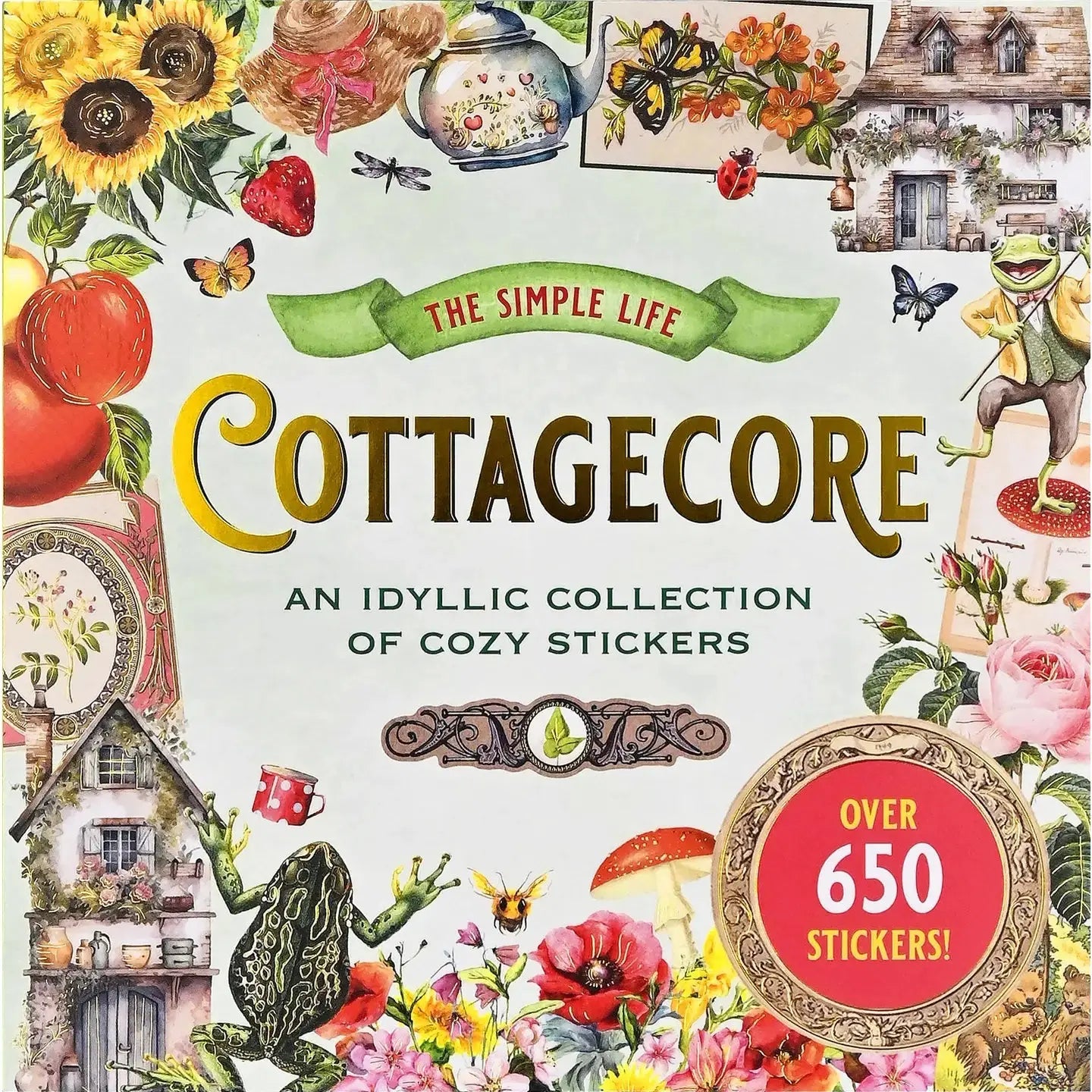 Sticker Book - Cottagecore Peter Pauper Press