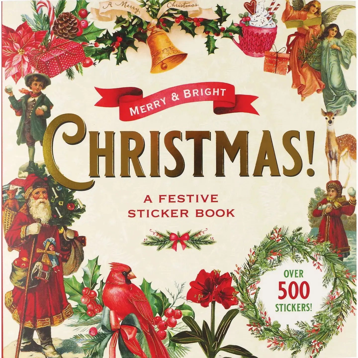 Sticker Book - Merry & Bright Peter Pauper Press