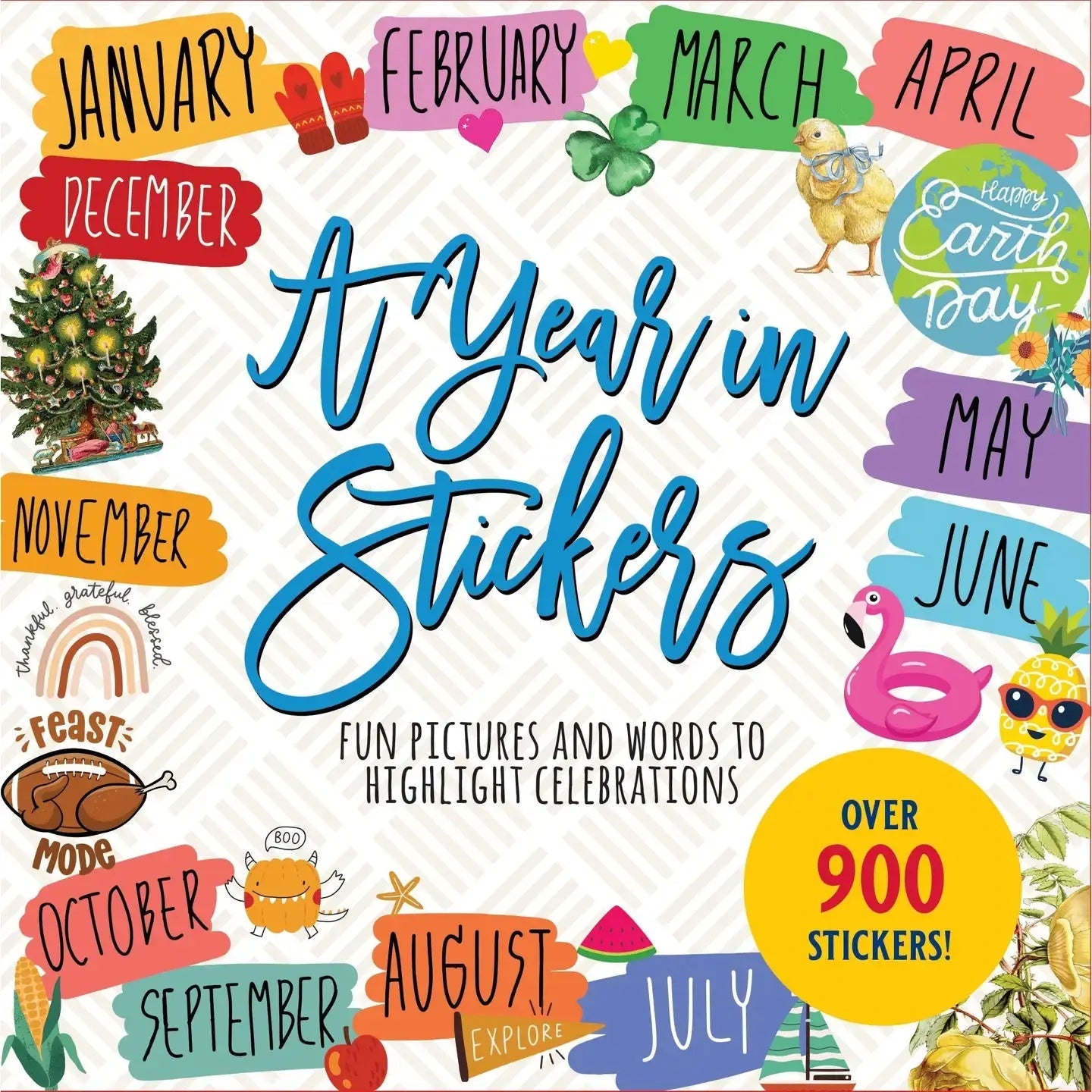 Sticker Book - Year in Stickers Peter Pauper Press