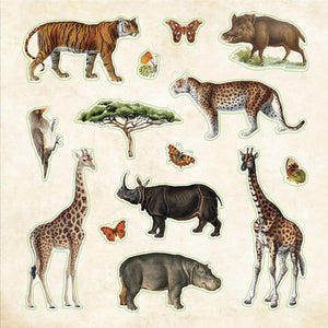 Sticker Book - Zoological Ephemera Peter Pauper Press