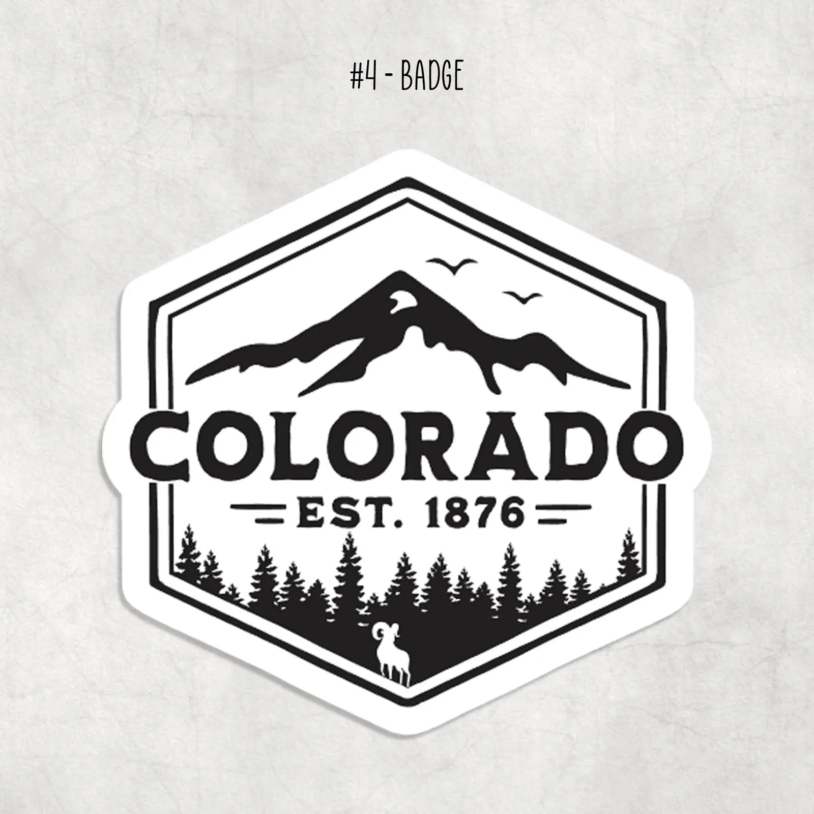 Sticker - Colorado Est. 1876 Expression Design