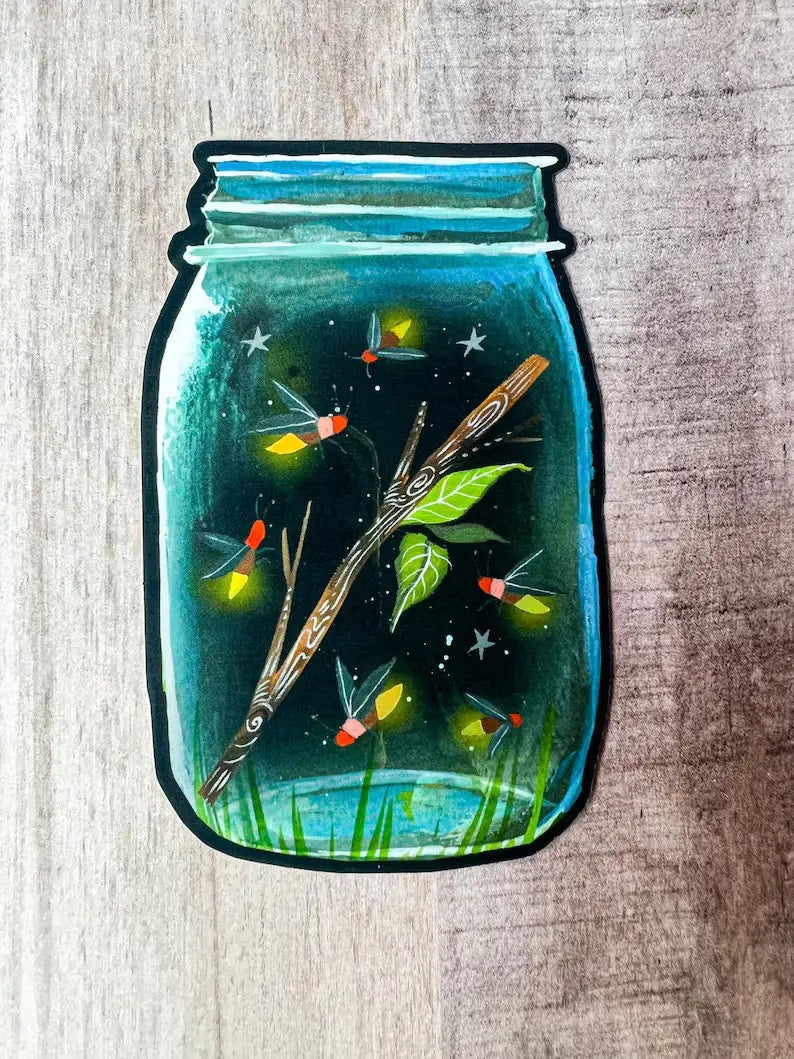 Sticker - Firefly Jar Katie Daisy