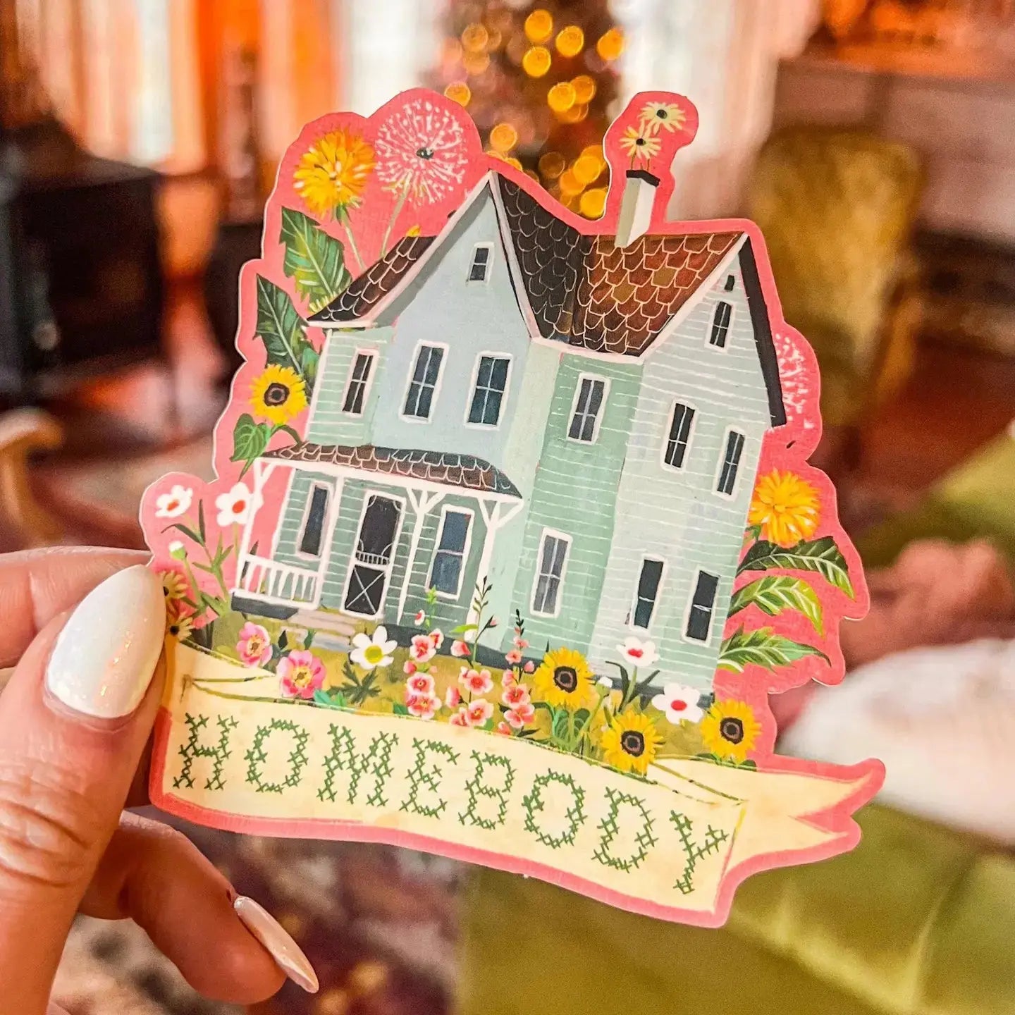 Sticker - Homebody Katie Daisy