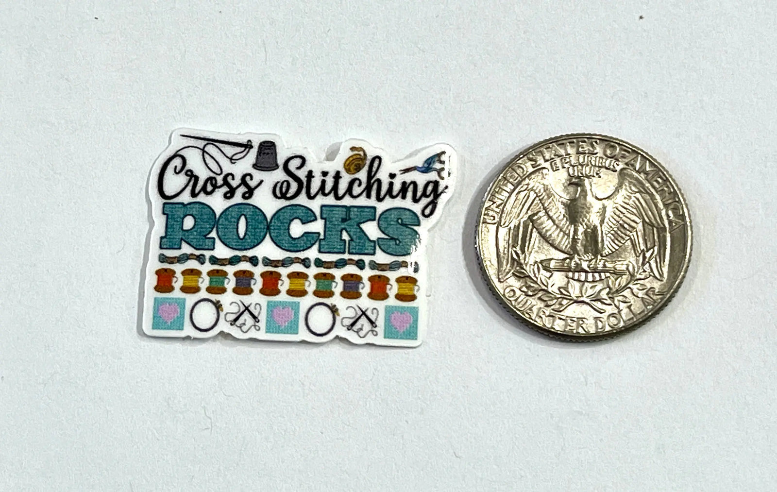 Sticker Mini - Cross Stitching Rocks Artsy Arthurs