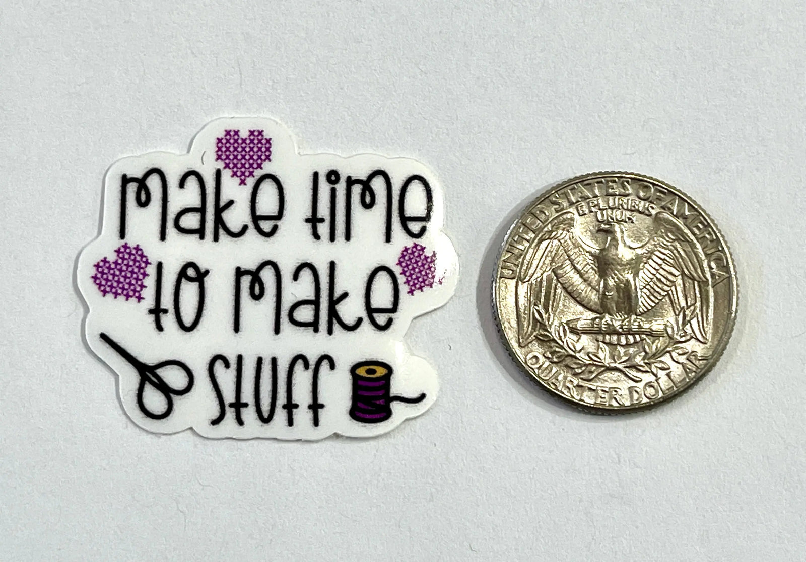 Sticker Mini - Make Time to Make Stuff Artsy Arthurs