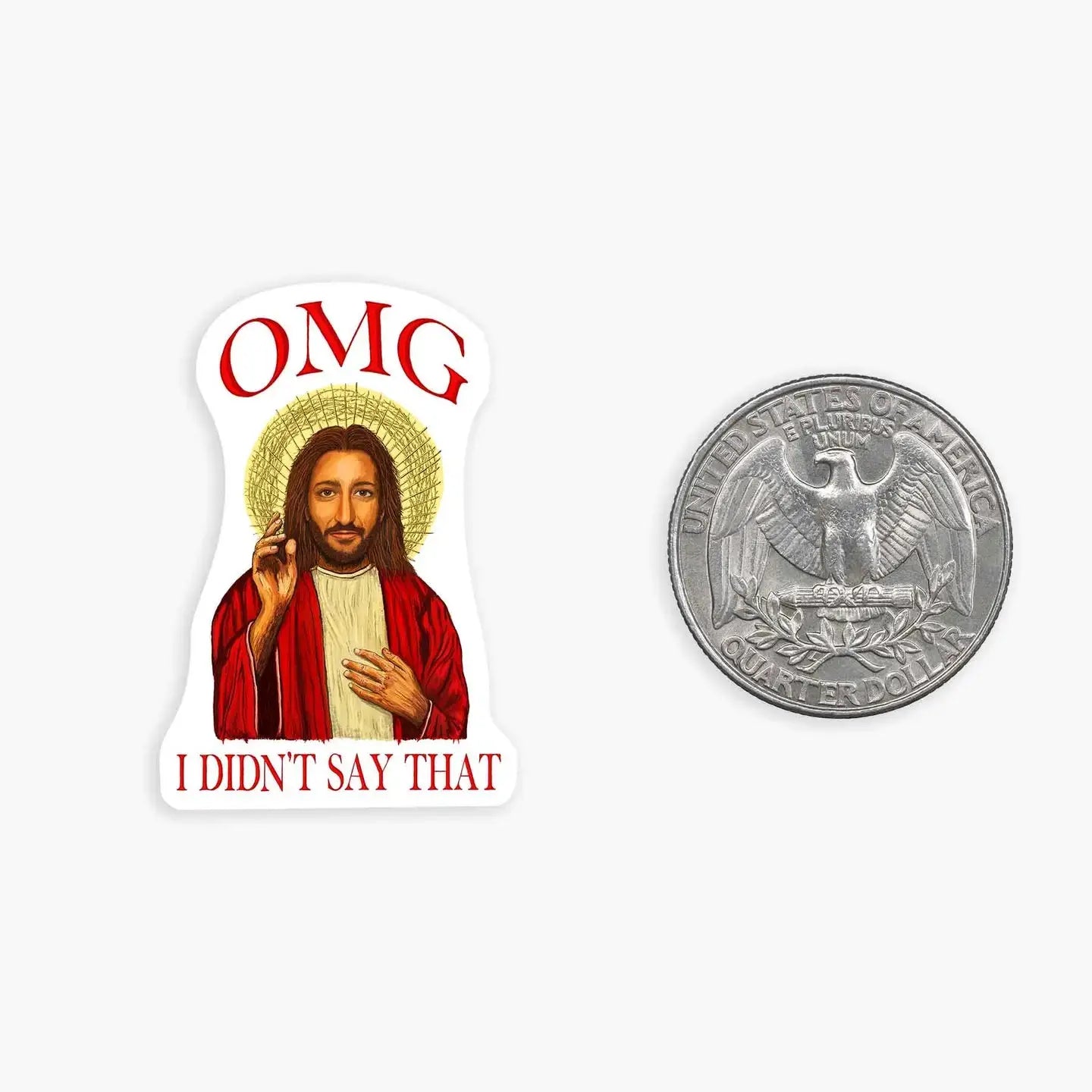 Sticker Mini - OMG I didn't say that Nice Enough Stickers