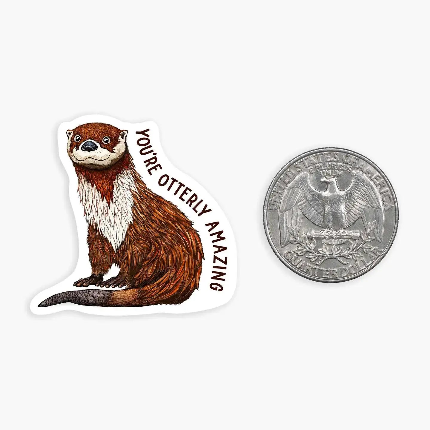 Sticker Mini - Otterly Nice Enough Stickers