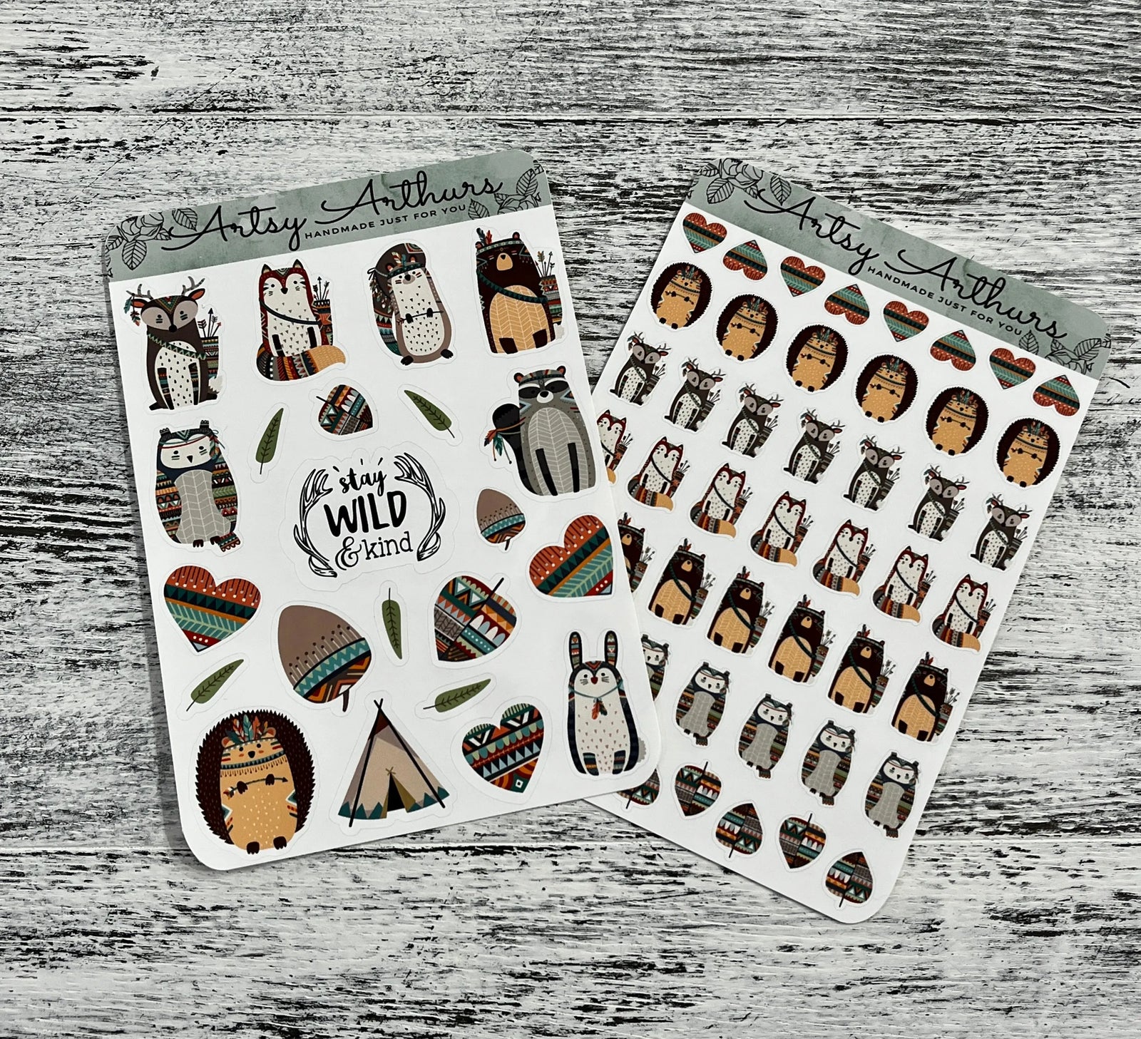 Sticker Set - Stay Wild Artsy Arthurs
