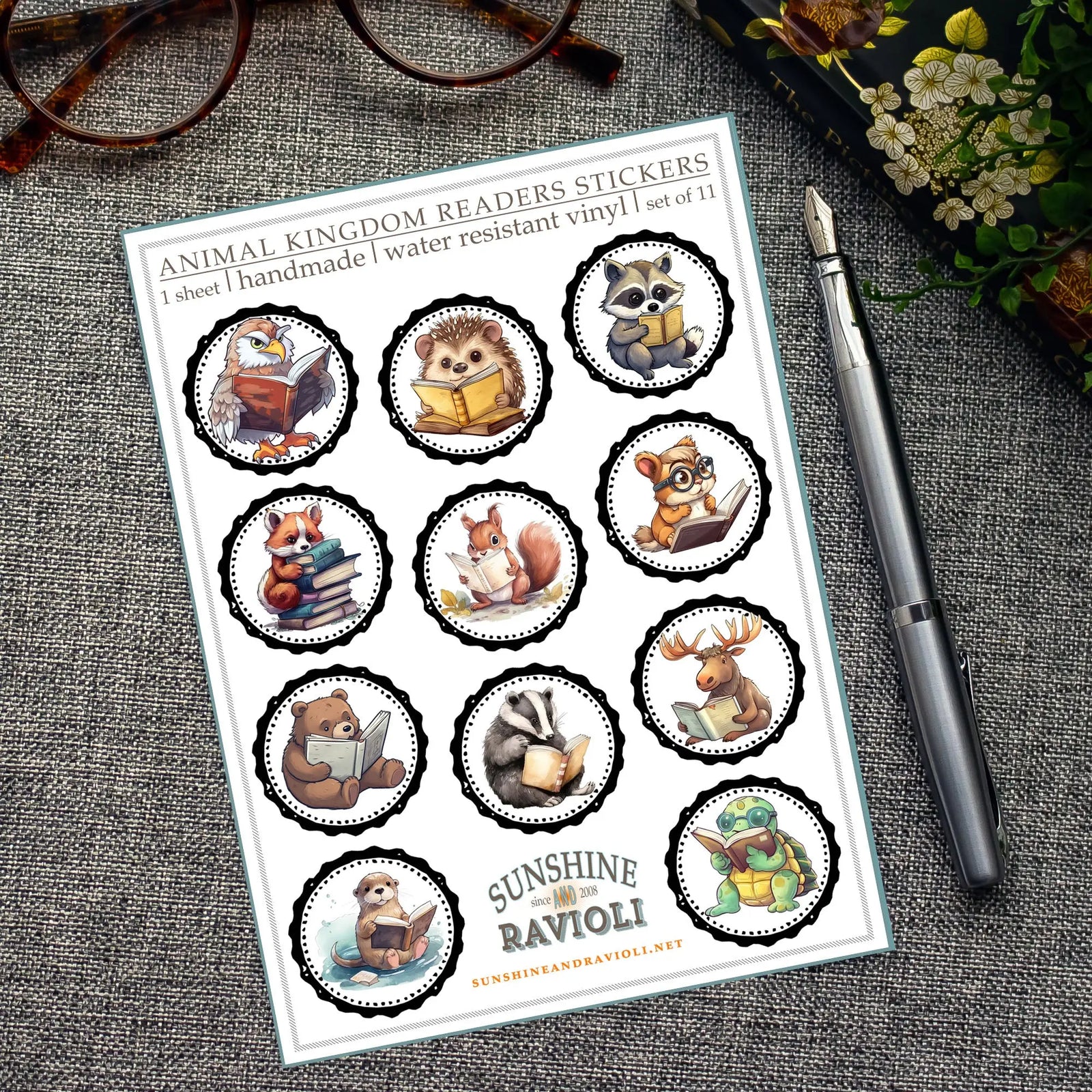 Stickers - Animal Kingdom Sunshine and Ravioli