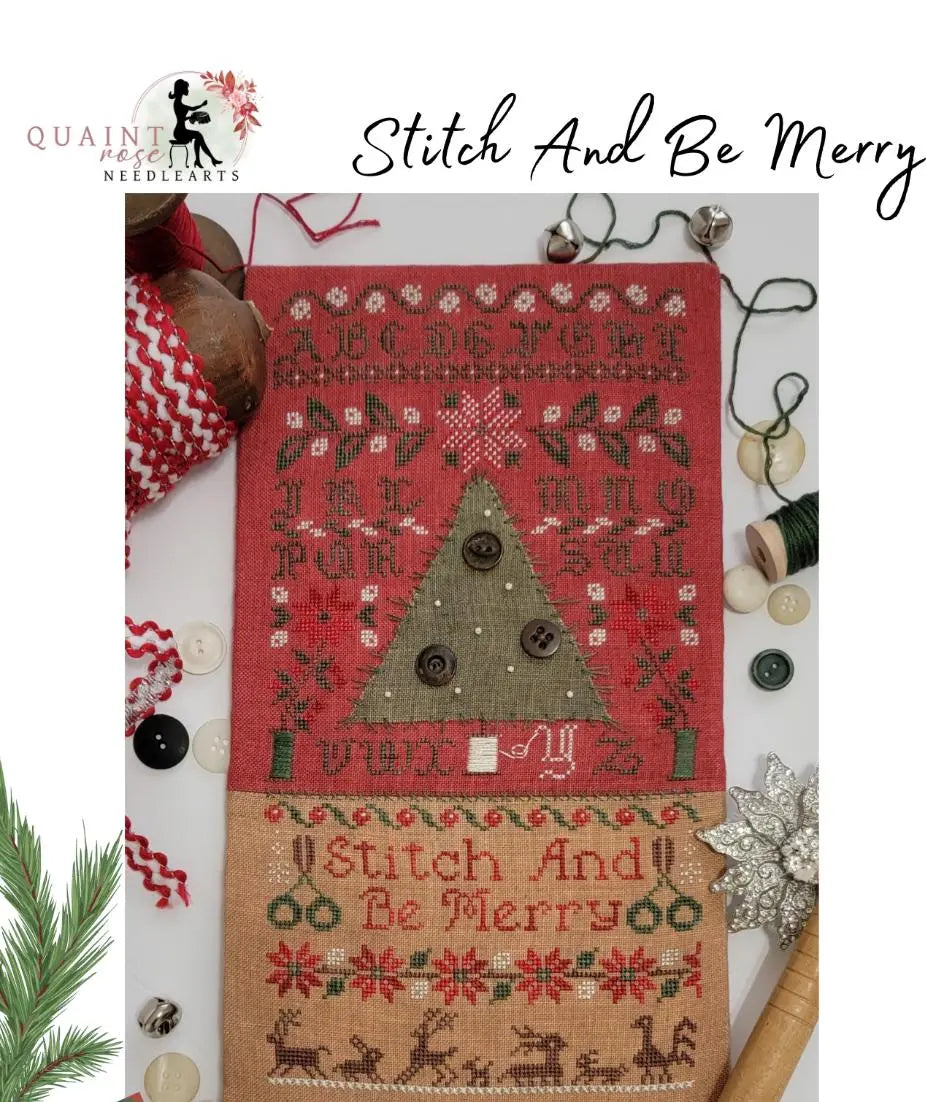 Stitch and Be Merry by Quaint Rose Needlearts Quaint Rose Needlearts